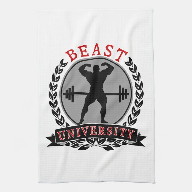 Beast University Bodybuilding Cuisine Serviette (Vertical)