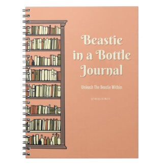Beastie in einer Flasche Notizblock