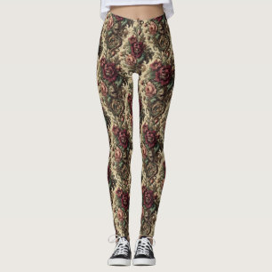 Beastly Bouquet - Gotisch Viktorianisch Leggings