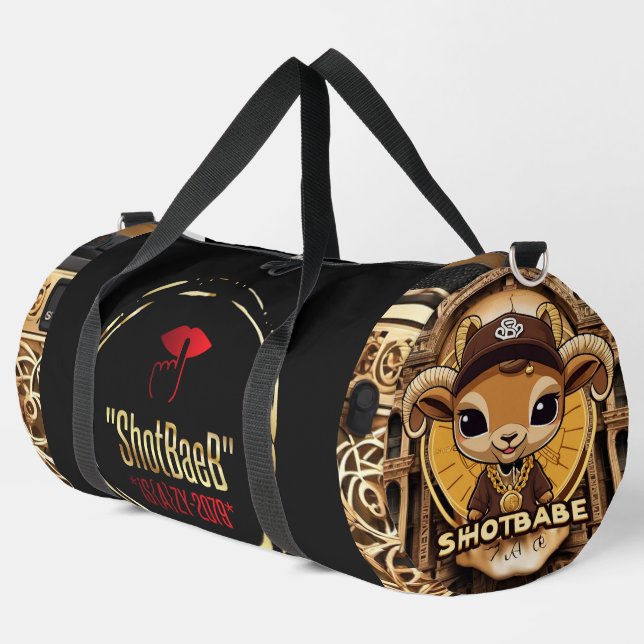 "Beat$AndBull$hit" Duffel Bag, Duffle Bag (Linke Ecke)