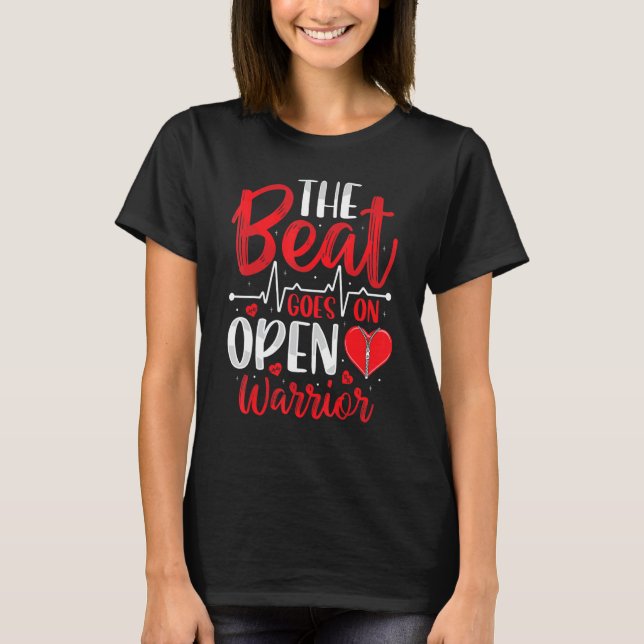 Beat geht auf Open Heart Operation Umgehung Operat T-Shirt (Vorderseite)