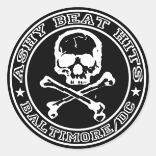 Beat Hits SKULL Sticker