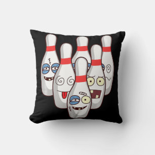 Beat Up Bowling Buttone Niedlich Duckpins T-Shirt  Kissen