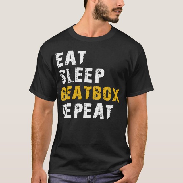 Beatbox essen T-Shirt (Vorderseite)