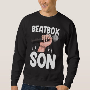 Beatboxing Son Women Tape Recorder Sweatshirt