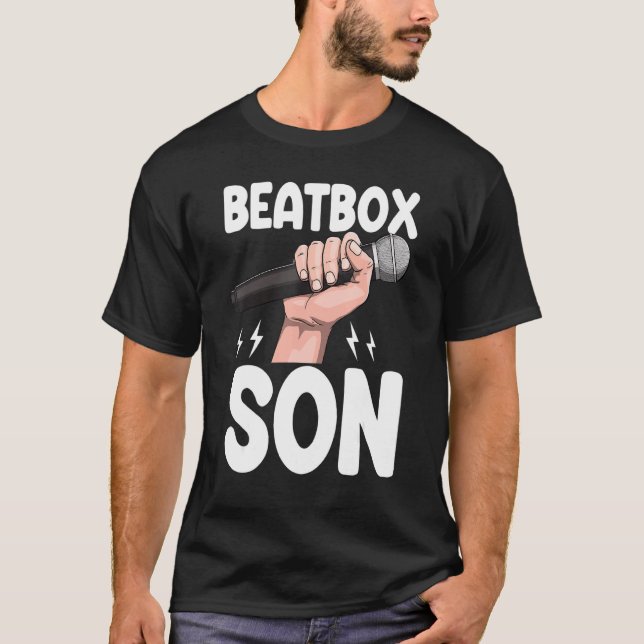 Beatboxing Son Women Tape Recorder T-Shirt (Vorderseite)