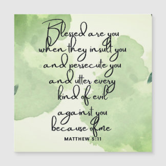 Béatitudes 10 Jours Écriture Verse 5:11 Magnet