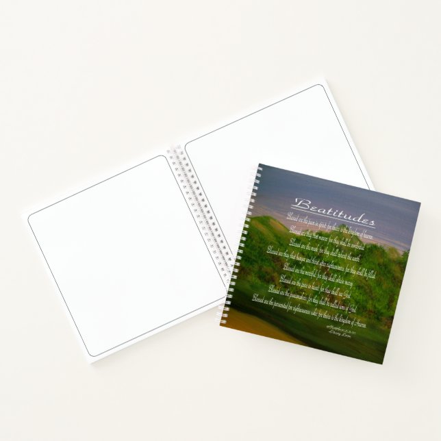 Beatitudes Notizbuch (Innenseite)