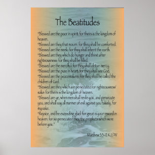 Beatitudes-Plakat (Sanibel Brandung) Poster