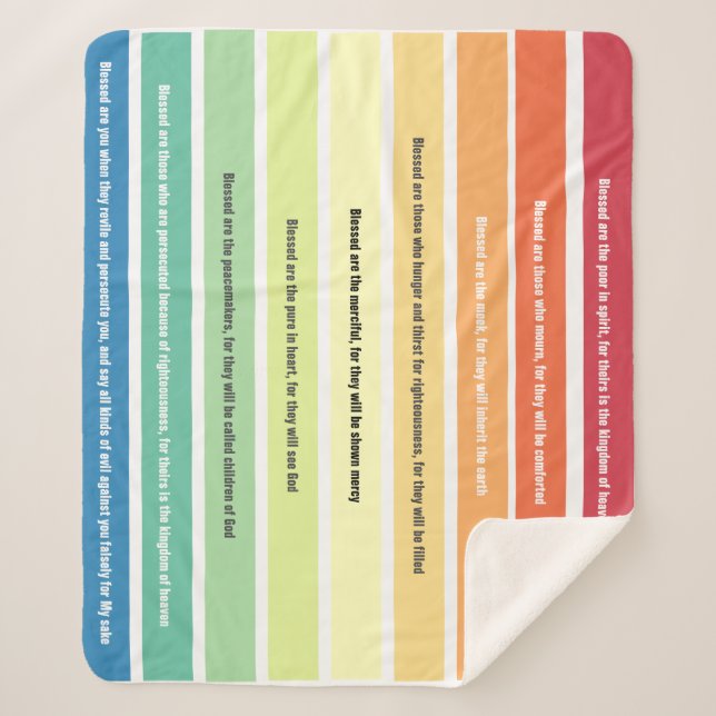 Beatitudes Sherpa Blanket Sherpadecke (Vorderseite)