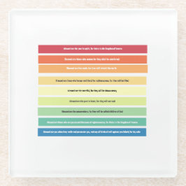 Beatitudes Untersetzer