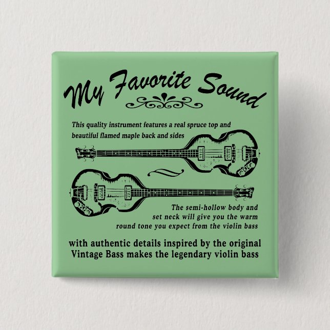 BEATLEBASS Knopf Button (Vorderseite)