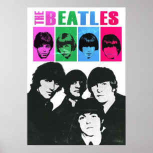 Beatles, Klassik Rock, Vintage Band, britische Mus Poster