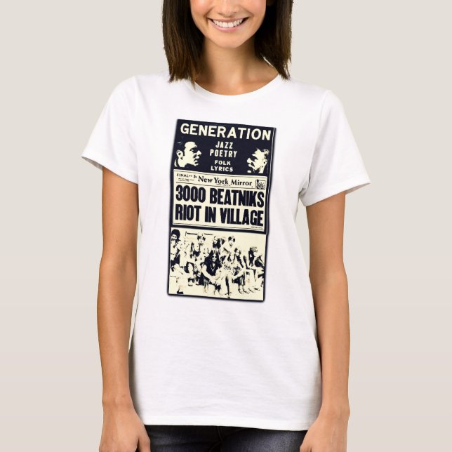 Beatniks-Aufstand! T-Shirt (Vorderseite)