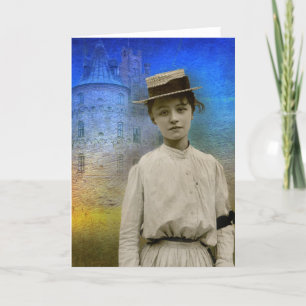 Beatrice, Frankreich 1916-Notizkarte Karte