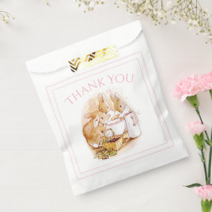 Beatrix Potter Bunny Pink Baby Dusche Geschenktütchen