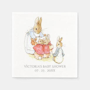 Beatrix Potter Bunny Rabbit Babydusche Serviette