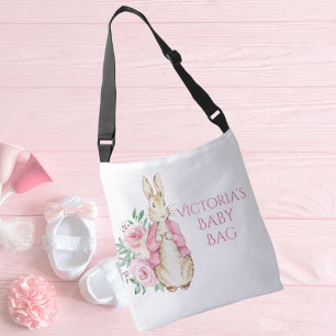 Beatrix Potter Bunny Rabbit Pink Baby Tragetaschen Mit Langen Trägern