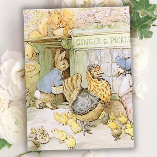Beatrix Potter Die Geschichte von Ginger und Pickl Postkarte (Von Creator hochgeladen)