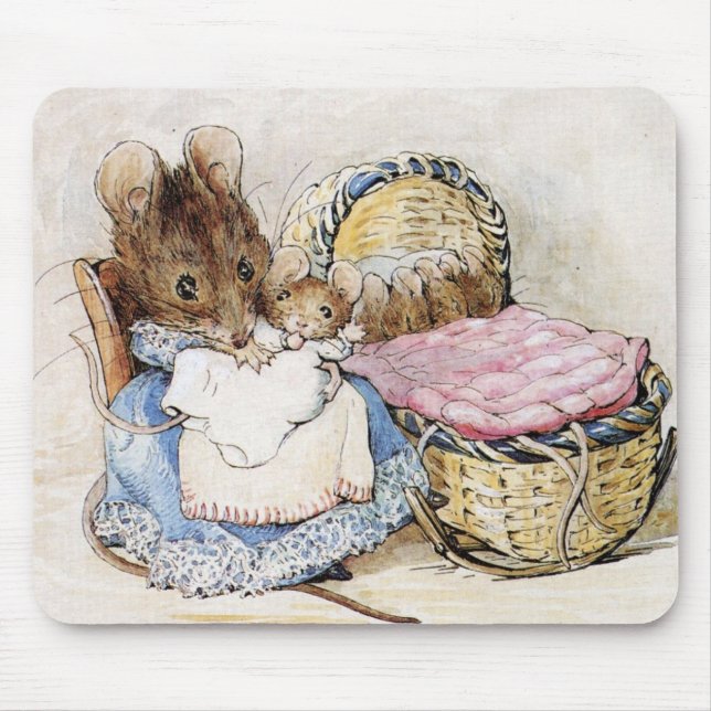 Beatrix Potter, Hunca Munca, Mutter Maus Mousepad (Vorne)