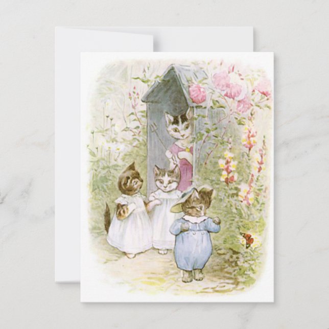 Beatrix Potter Invitation de fête d'anniversaire (Devant)