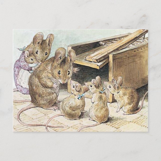Beatrix Potter, Kinderbücher Postkarte (Vorderseite)