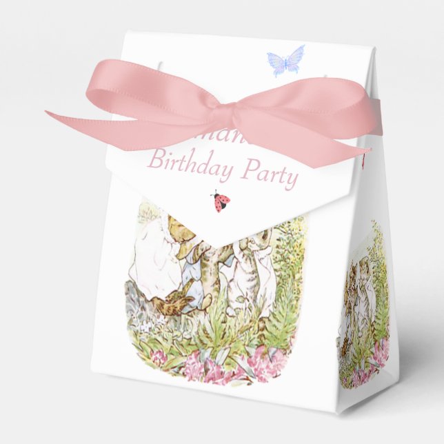 Beatrix Potter Kittens Birthday Party Fevor Box Geschenkschachtel (Vorderseite)