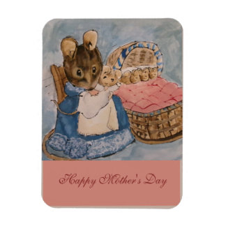 Beatrix Potter Muttertag Magnet