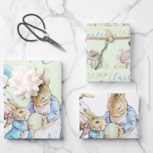 Beatrix Potter Peter der Kaninchen Ostern Geschenkpapier Set