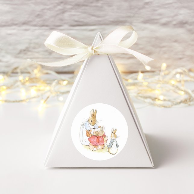 Beatrix Potter Vintager Rundaufkleber Quadratischer Aufkleber (Von Creator hochgeladen)