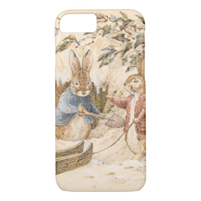 Beatrix Potter Wintersaison Case-Mate iPhone Hülle (Rückseite)