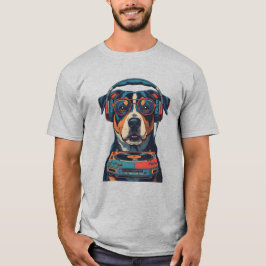 Beats & Barks: Canine DJ T-Shirt