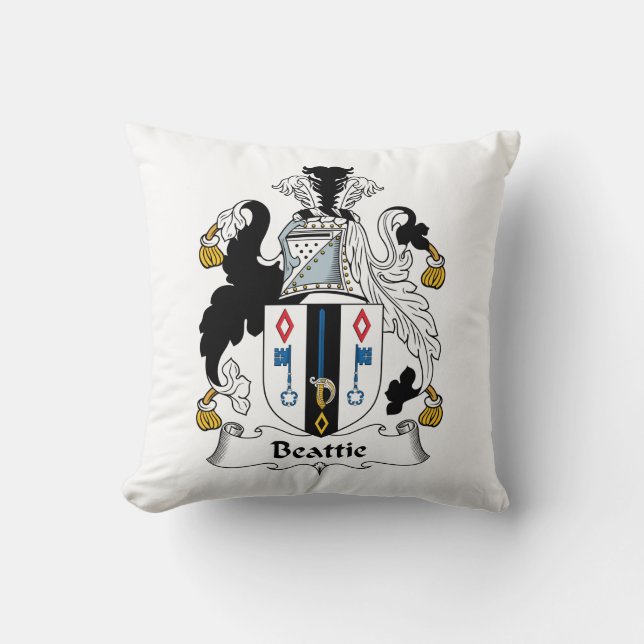 Beattie Familienwappen Kissen (Vorderseite)