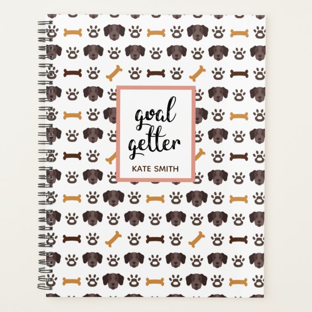 Beau Allemand Short Haied Pointer Planner (Devant)