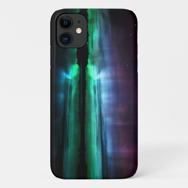 Beau Aurora Borealis coque iphone (Dos)