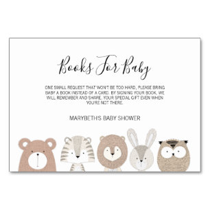 Beau Baby shower Animaux Apportez Une Carte De Dem