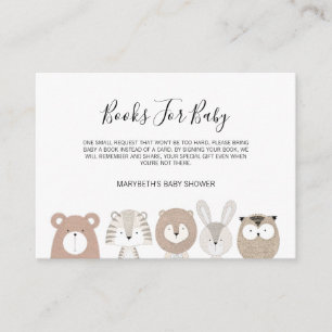 Beau Baby shower Animaux Apportez Une Carte De Dem