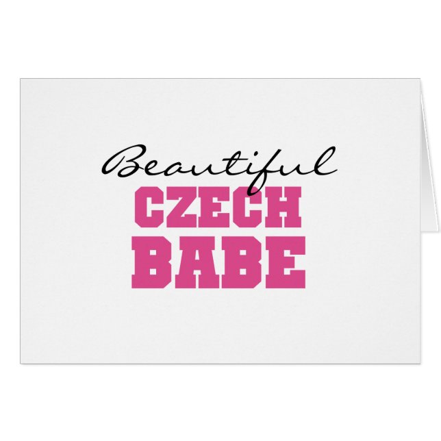 Beau bébé tchèque (Devant horizontal)