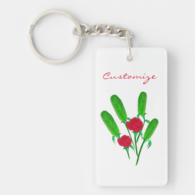 Beau bouquet de Pickle avec Roses Thunder_Cove (Devant)