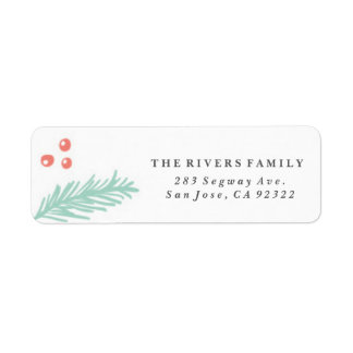 Beau cadre d'hiver Étiquette de vacances