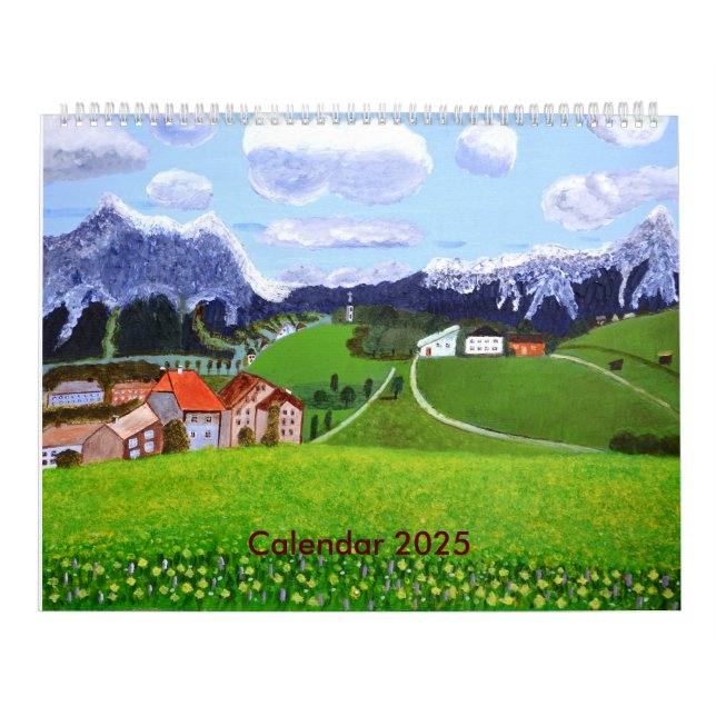 Beau calendrier norvégien 2025 (Protection)