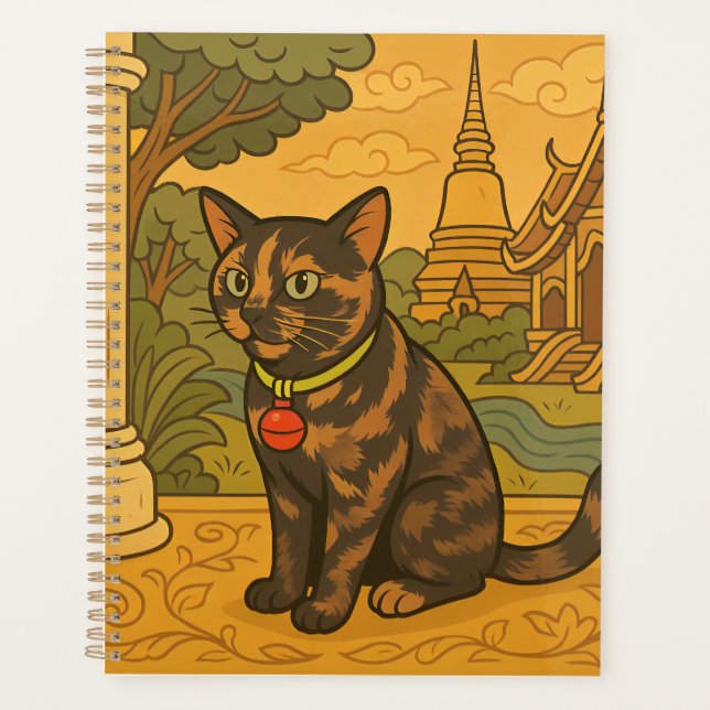 Beau Carnet de chats Siam (Devant)