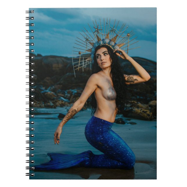 beau carnet de notes en spirale mermaid | Livre de (Devant)