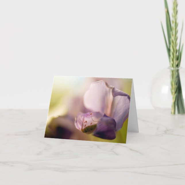 Beau Carte de remerciements Flower Design (Devant)