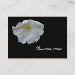 Beau Carte de visite blanc Petunia