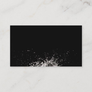 Beau carte de visite d'eau