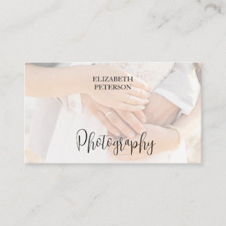 Beau carte de visite pour photographe