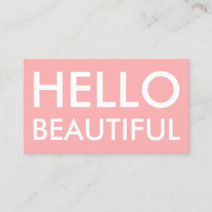 Beau carte de visite simple moderne de rose