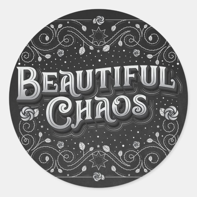 Beau Chaos / Autocollants (Devant)