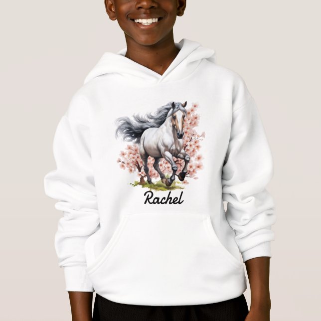 Beau cheval rouan (Devant)